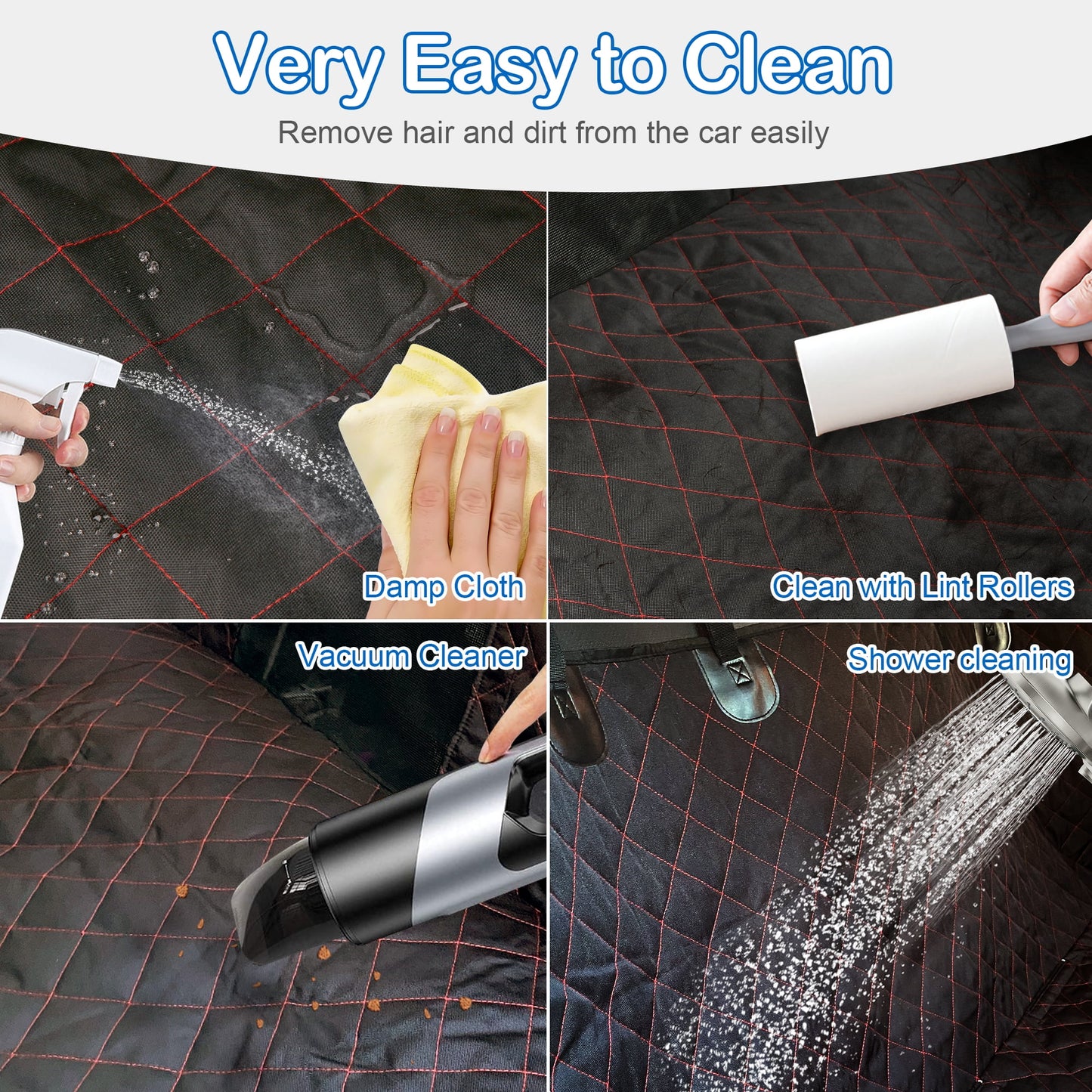 Dog Back Seat Cover Protector Waterproof Scratchproof Nonslip Hammock for Dogs Backseat Protection against Dirt and Pet Fur Pets Seat Covers for Cars & Suvs